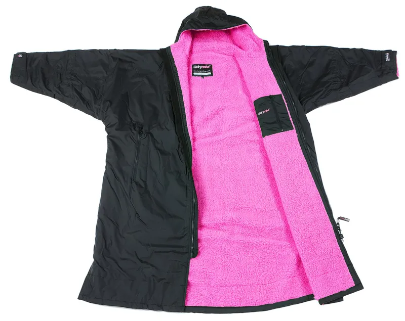 Dryrobe Advance V3 Long Sleeve Small Black/Pink